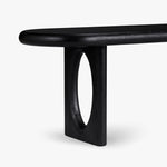 Co.House Designs Eva Dining Bench angled leg view
