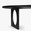 Eva Dining Table CH-1003817 angled leg view 