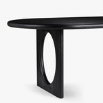 Eva Dining Table CH-1003817 angled leg view 