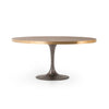 Four Hands Evans Oval Dining Table side view 