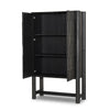 Four Hands Ezri Cabinet angled open door view