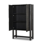 Four Hands Ezri Cabinet angled open door view