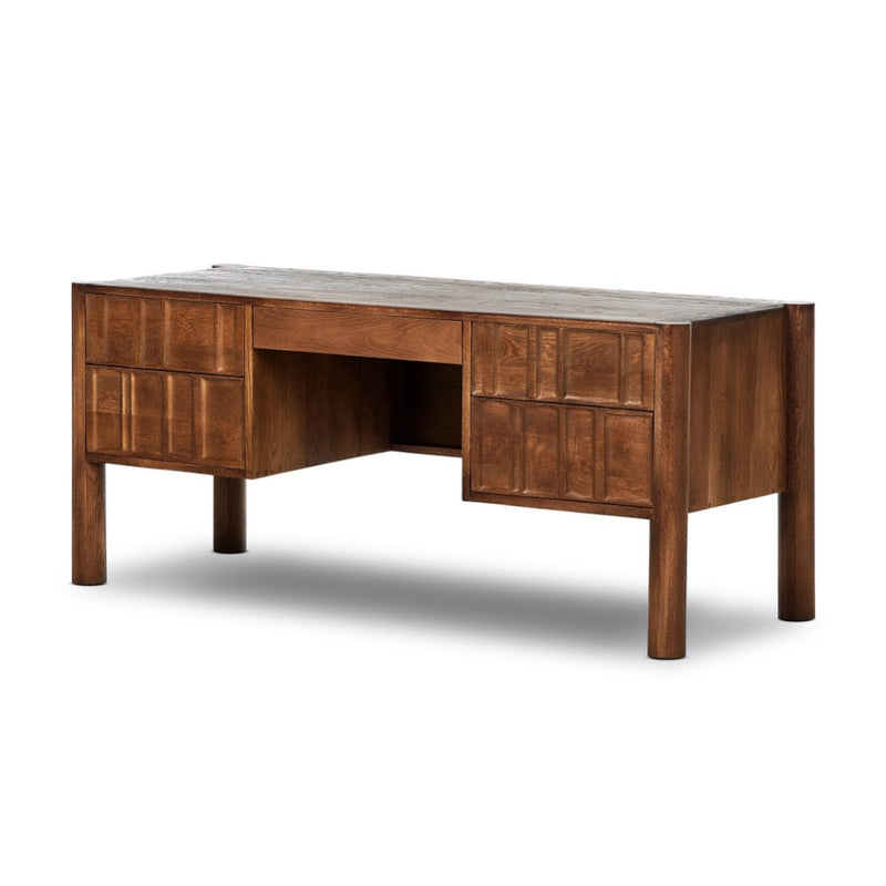 Four Hands Ezri Desk angled view 