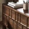 Four Hands Ezri Desk staged back view 