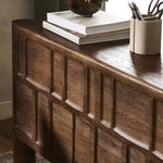 Four Hands Ezri Desk staged back view 