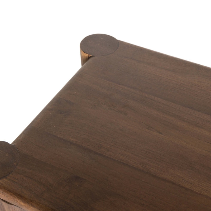 Four Hands Ezri Sideboard Cocoa Oak Tabletop Detail
