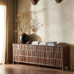Four Hands Ezri Sideboard Cocoa Oak Staged View in Living Room