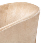 Fae Chair Buff Hair on Hide Backrest Detail 109385-010