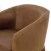 Fae Chair Heirloom Sienna Leather Back Seat Four Hands