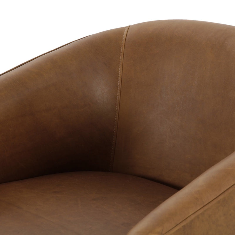 Fae Chair Heirloom Sienna Leather Seat Cushion 109385-009