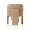 Fae Dining Chair Palermo Nude Back View Four Hands