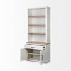 Mercana Fairview Bookcase angled open door view 