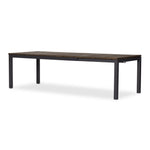 Four Hands Falston Outdoor Extension Dining Table Extended Angled View