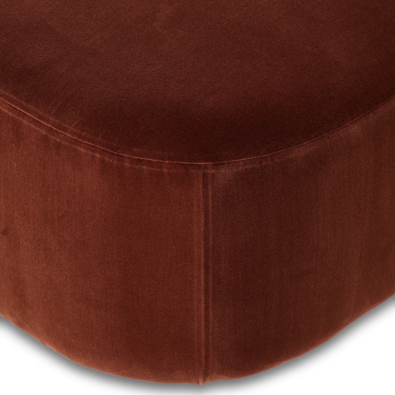 Four Hands Farrah Chaise Lounge footrest corner 