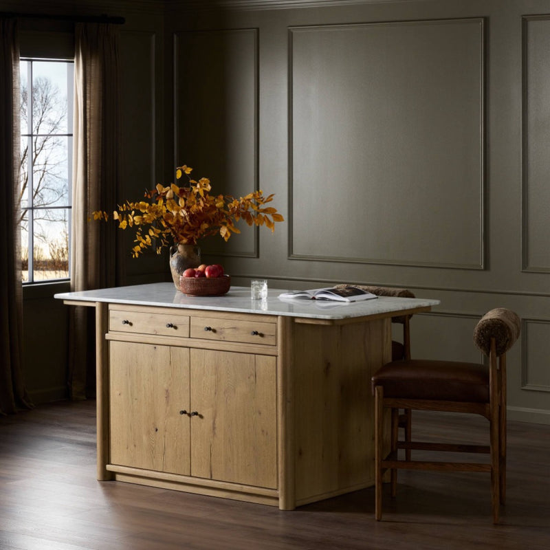 Fatima Kitchen Island 248178-001 staged view