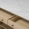 Four Hands Fatima Kitchen Island open drawer