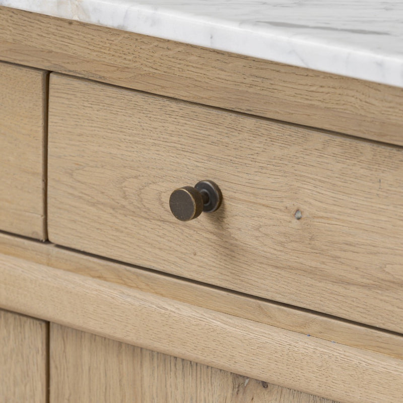 Four Hands Fatima Kitchen Island drawer handles
