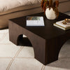 Fausto Coffee Table Smoked Guanacaste Staged View 226624-003