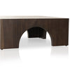 Fausto Coffee Table Smoked Guanacaste Arched Legs 226624-003