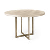 Mercana Faye Round Dining Table front view 