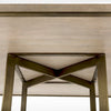 Faye Square Dining Table 69177-AB underside of tabletop 
