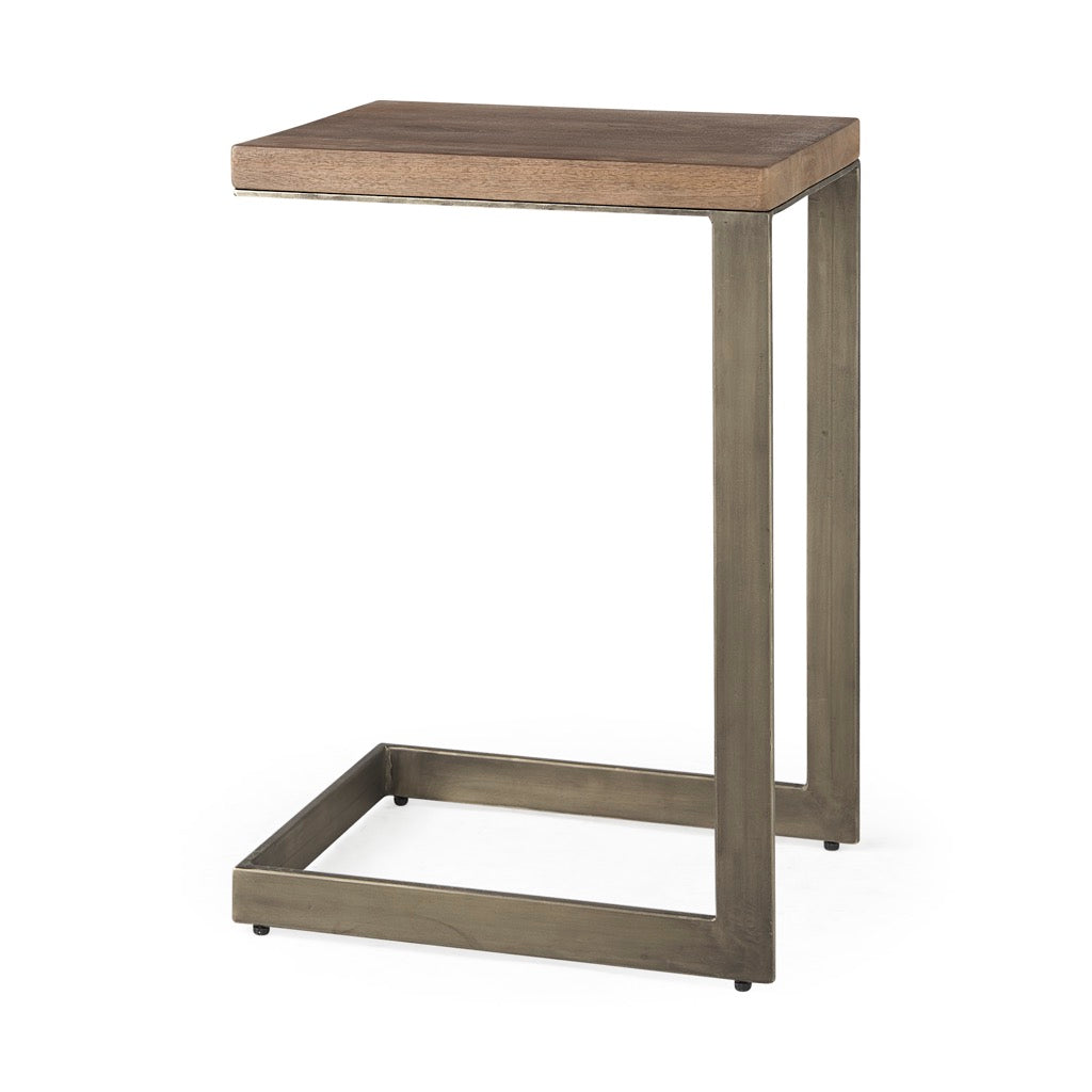 Mercana Faye C Side Table angled view 