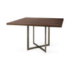 Mercana Faye Square Dining Table angled view 