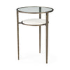 Felicity End Table 69254-AB angled view 