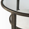 Mercana Felicity End Table glass top 