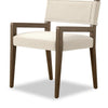 Ferris Dining Armchair  236325-008 angled view 