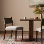 Ferris Dining Chair Nubuck Charcoal Staged View