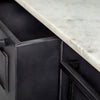Mercana Fieri Kitchen Island marble top view 