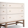 Four Hands Fiona 6 Drawer Dresser angled view of front 