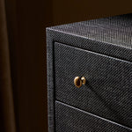 Four Hands Fiona Tall Dresser staged corner of dresser