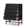Four Hands Fiona Tall Dresser angled open drawer view