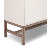 Four Hands Fiona Tall Dresser Antique brass-finished hardware
