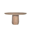 Mercana Fitzgerald Dining Table Light Brown Angled View 70570-AB
