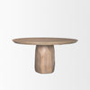 Mercana Fitzgerald Dining Table Light Brown Side View