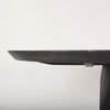 Mercana Fitzgerald Dining Table Dark Brown Rounded Tabletop 68565-AB