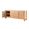 HTD Flagstaff 80" Buffet angled one door open view 
