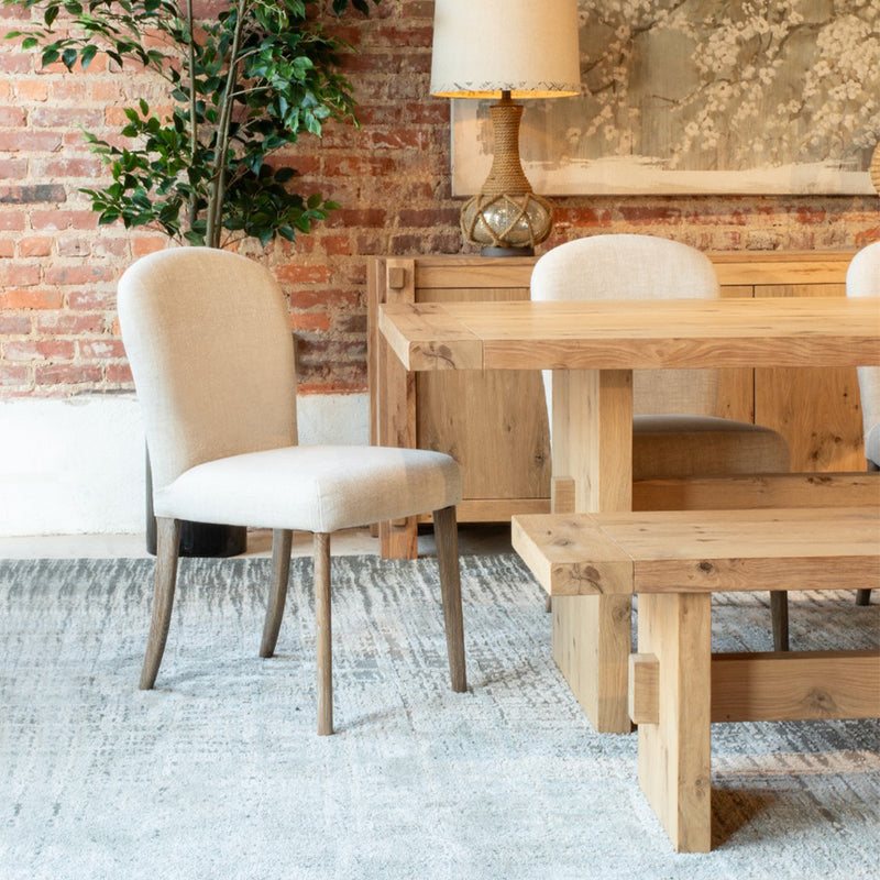 HTD Flagstaff 85" Dining Table staged view 