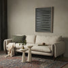 Four Hands Fleming Sofa staged angled view 