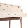 Four Hands Ford Console Table side view of open drawers 