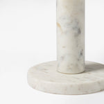 Co.House Designs Francesca Marble Drink Table White Marble Base