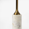 Co.House Designs Francesca Marble Drink Table Antique Brass Base MP-1002638