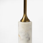 Co.House Designs Francesca Marble Drink Table Antique Brass Base MP-1002638