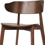 Franco Dining Chair Umber Ash Curved Backrest 108716-005