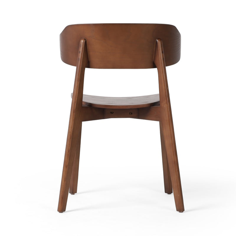 Franco Dining Chair Umber Ash Back View 108716-005