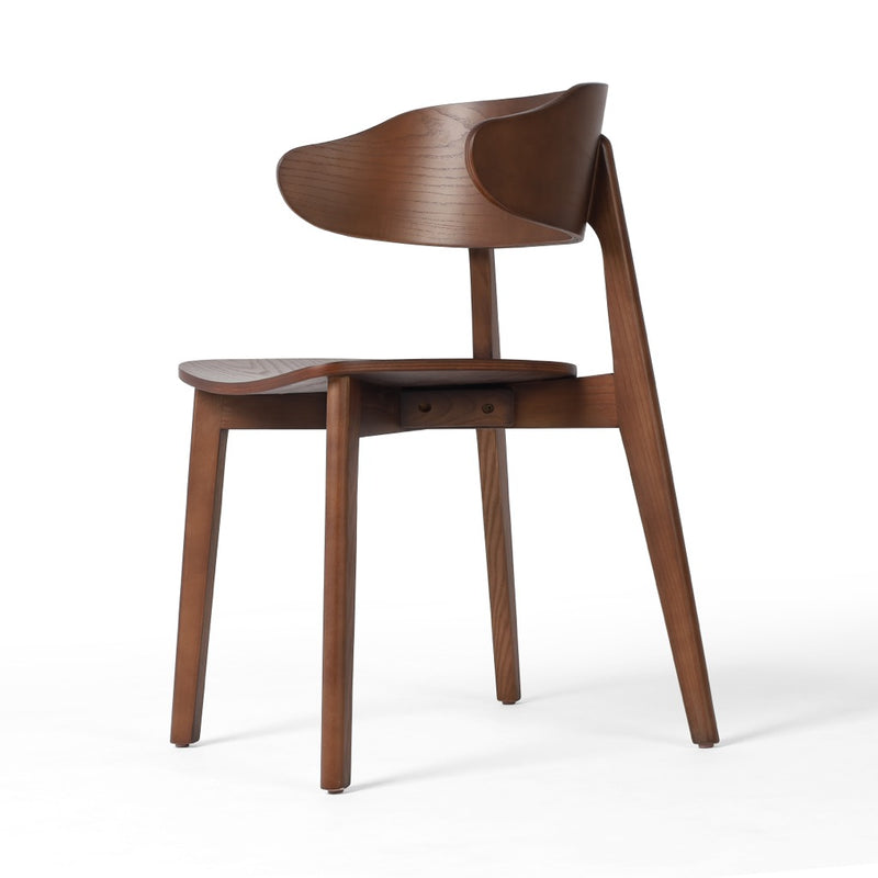 Four Hands Franco Dining Chair Umber Ash Angled View