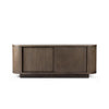 Four Hands Galini Sideboard Weathered Dark Oak Front Facing View